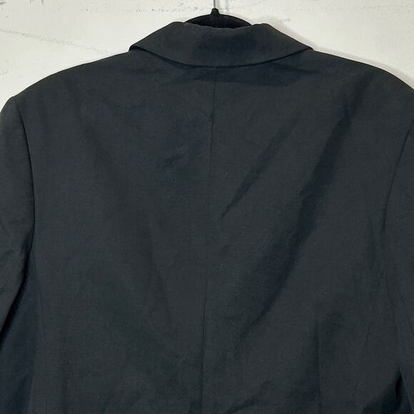 Everlane The 80's Blazer in Black 3 Button Front Long Sleeve Women's Size 6 NWOT - Picture 8 of 12